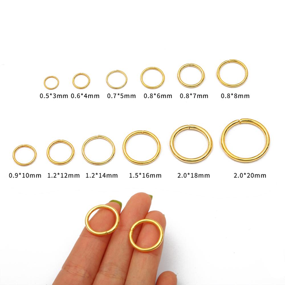 50-500Pcs 3-18mm Loop Key Spli - Jump Ring Assorted のレビューと価格