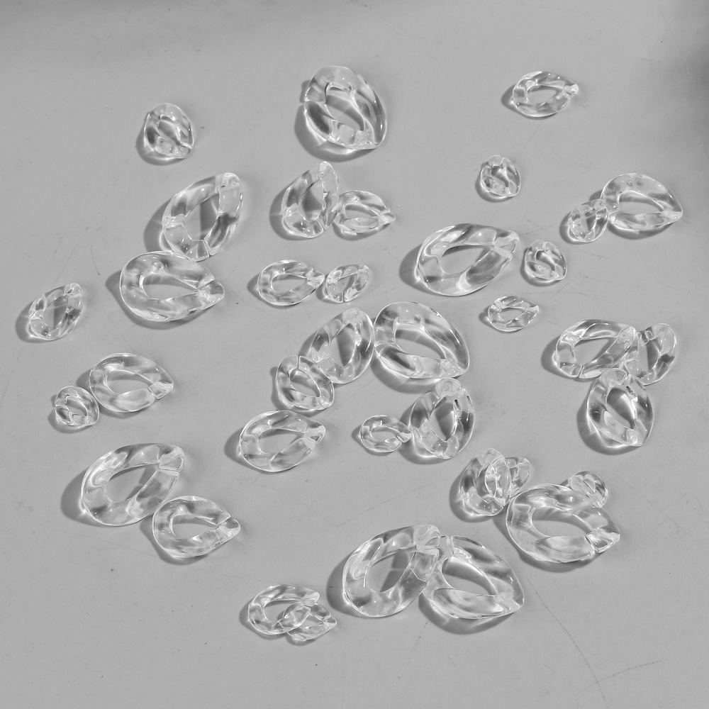 Transparent Acrylic Cuban Link - Jewelry Making Glasses のレビューと価格