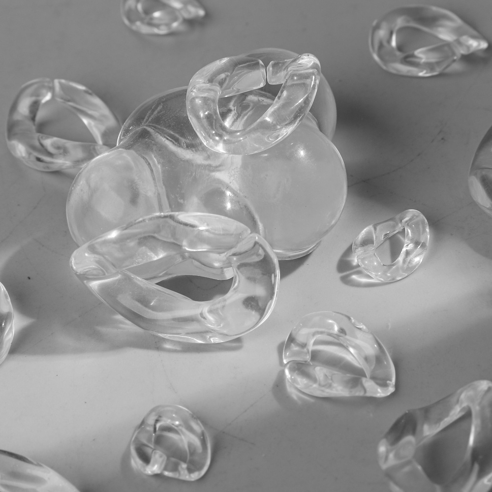 Transparent Acrylic Cuban Link - Jewelry Making Glasses のレビューと価格