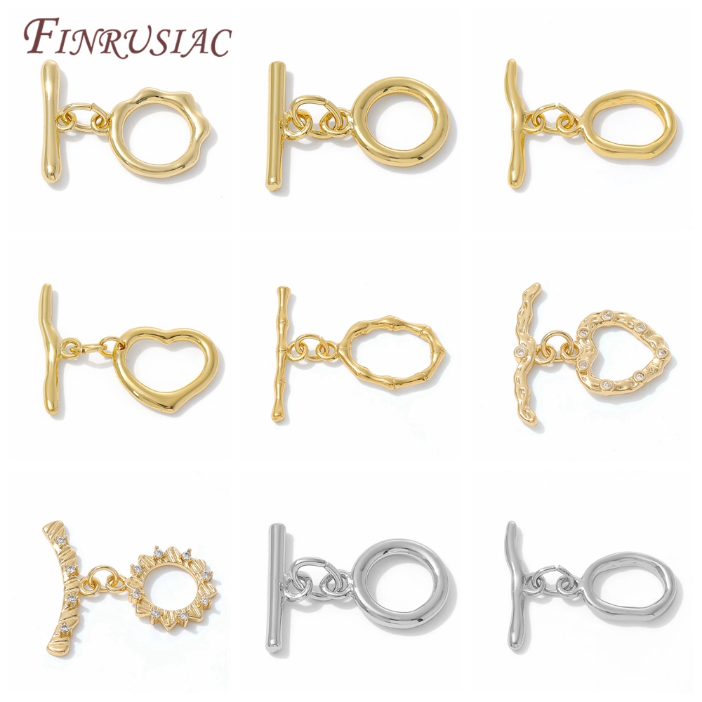18K Gold Plated Toggle Clasp F - Toggle Clasp Gold のレビューと価格