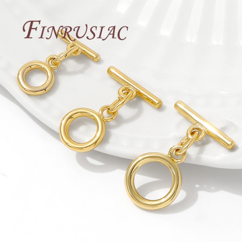 18K Gold Plated Toggle Clasp F - Toggle Clasp Gold のレビューと価格