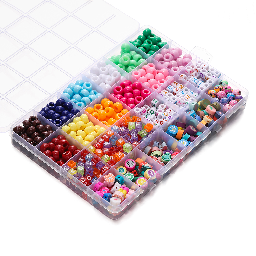 680pcs/Box Colorful Acrylic Po - Jewelry Making Tutorials のレビューと価格