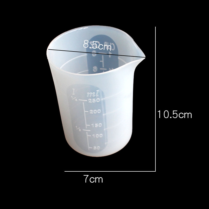 250ML Silicone measuring cup S - Jewelry Making Workshops のレビューと価格