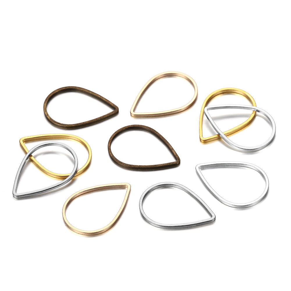 30Pcs/lot Teardrop Waterdrop M - Jump Ring Assorted のレビューと価格