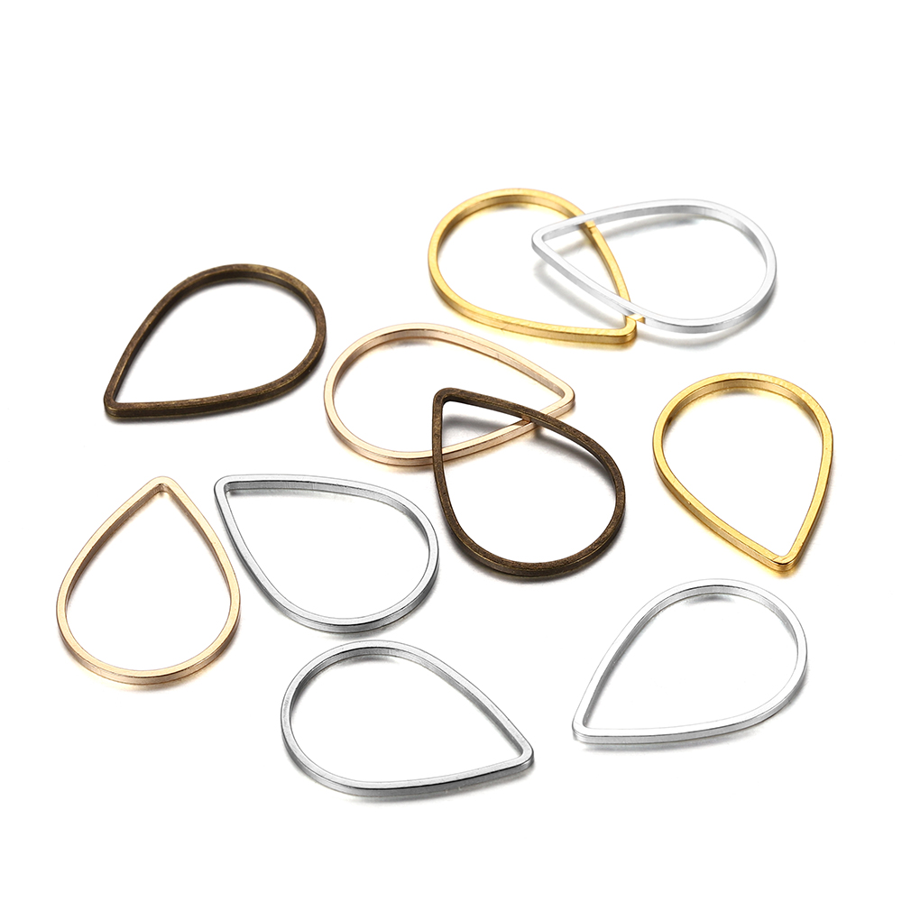 30Pcs/lot Teardrop Waterdrop M - Jump Ring Assorted のレビューと価格