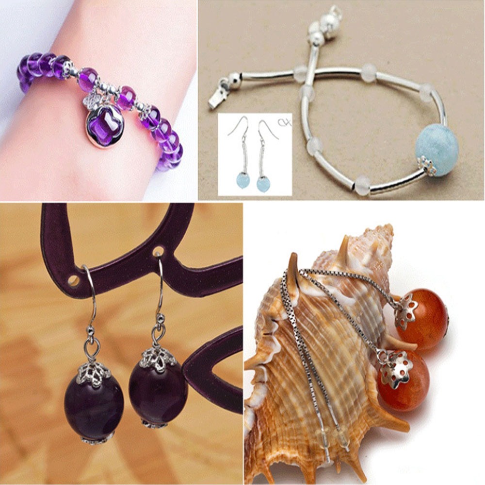 100Pcs Flower Bead Caps for Br - Jewelry Making Bali のレビューと価格