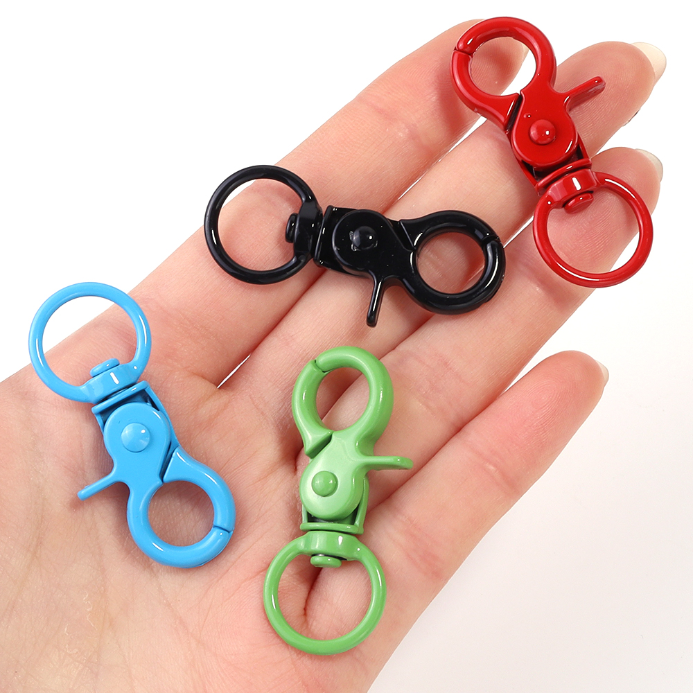 5Pcs/Lot Colorful Swivel Lobst - Jewelry Making Class のレビューと価格