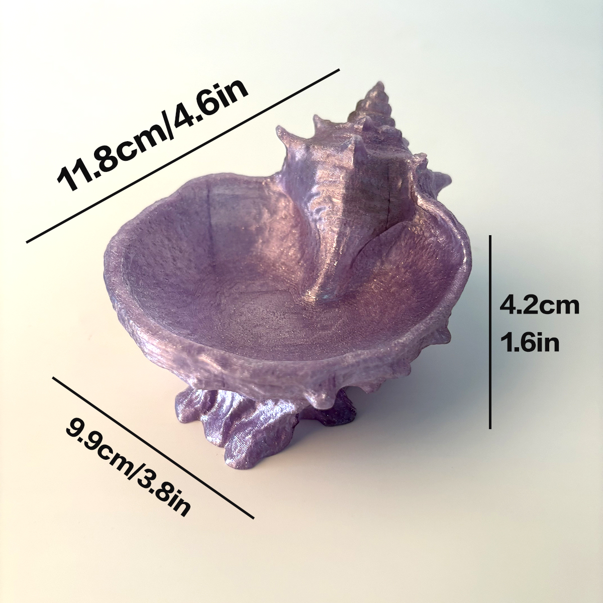 Pearlescent Purple Conch-Shape - Jewelry Making Table のレビューと価格