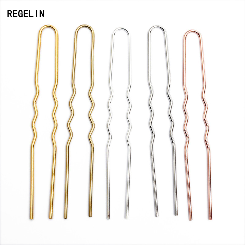 50Pcs Simple U Shape Metal Hai - Jewelry Making Workshops のレビューと価格