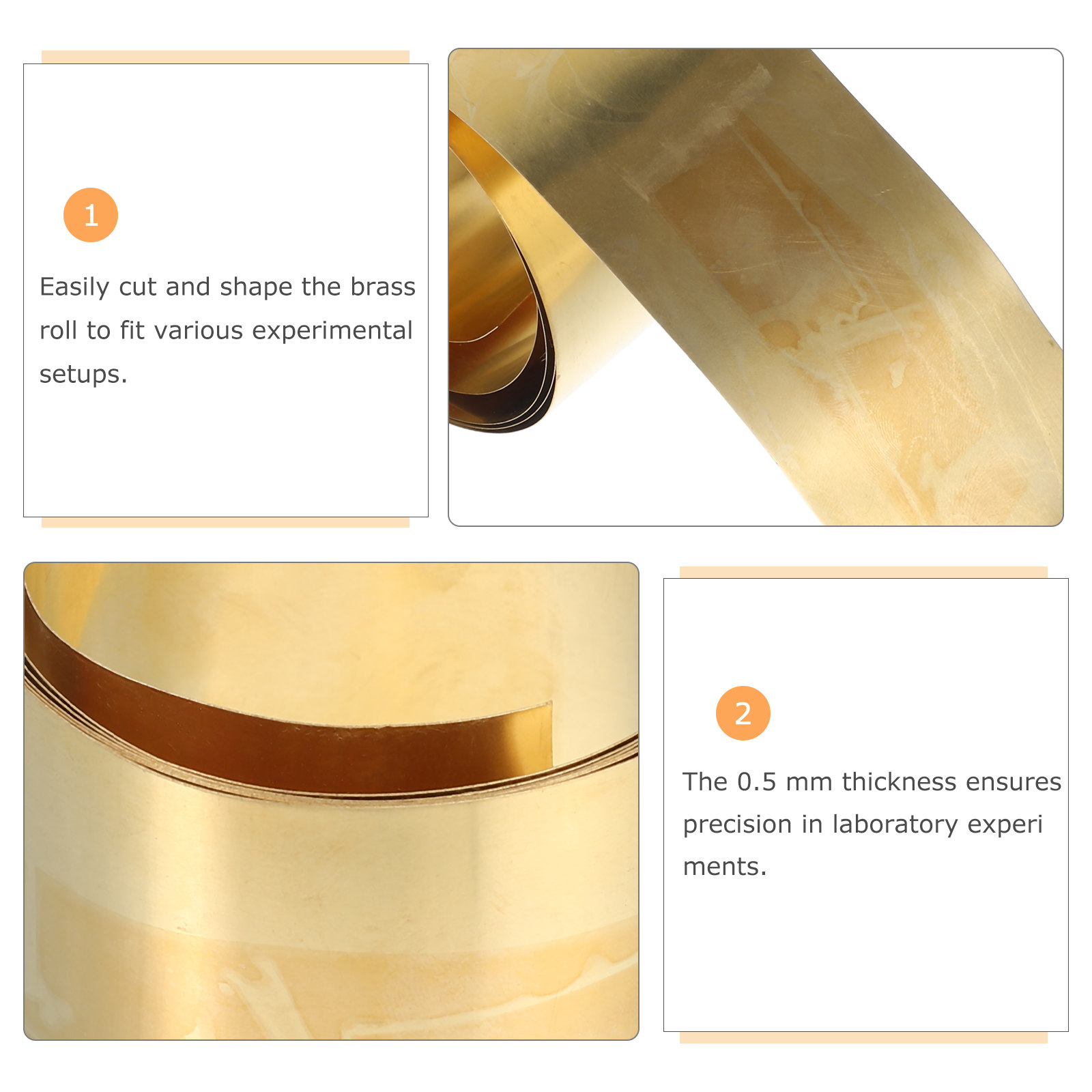 0.5mm Ultrathin Brass Roll She - Jewelry Making Experience のレビューと価格