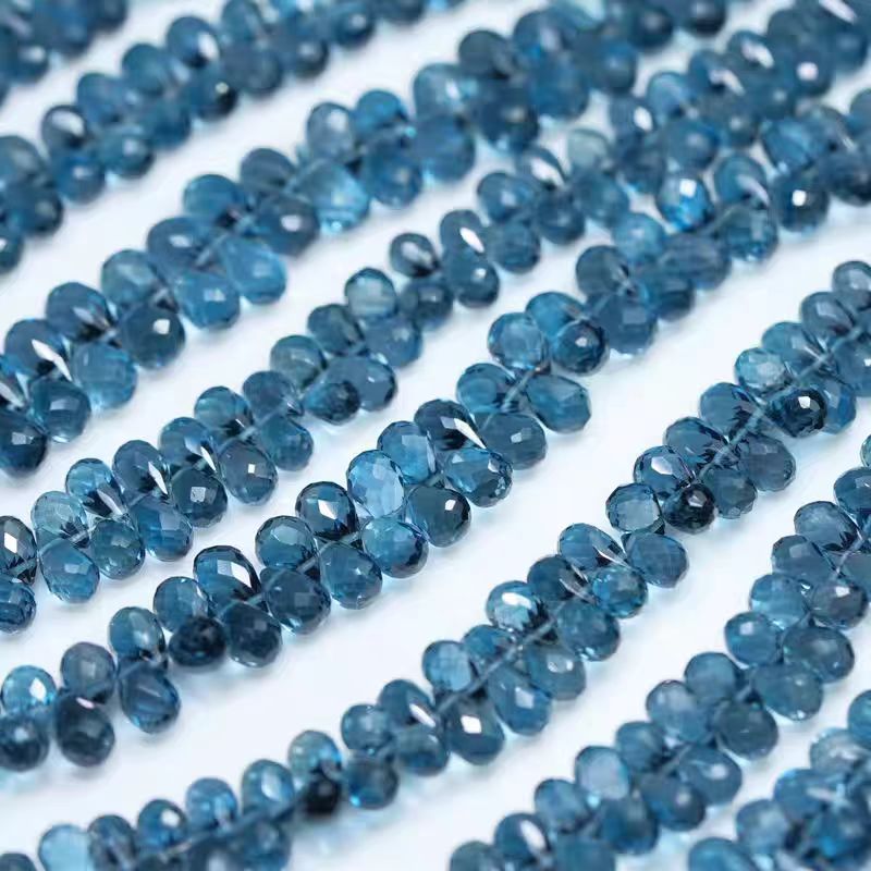 6A London blue Topaz drop face - Jewelry Making In London のレビューと価格