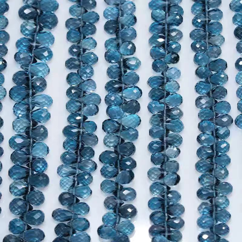 6A London blue Topaz drop face - Jewelry Making In London のレビューと価格