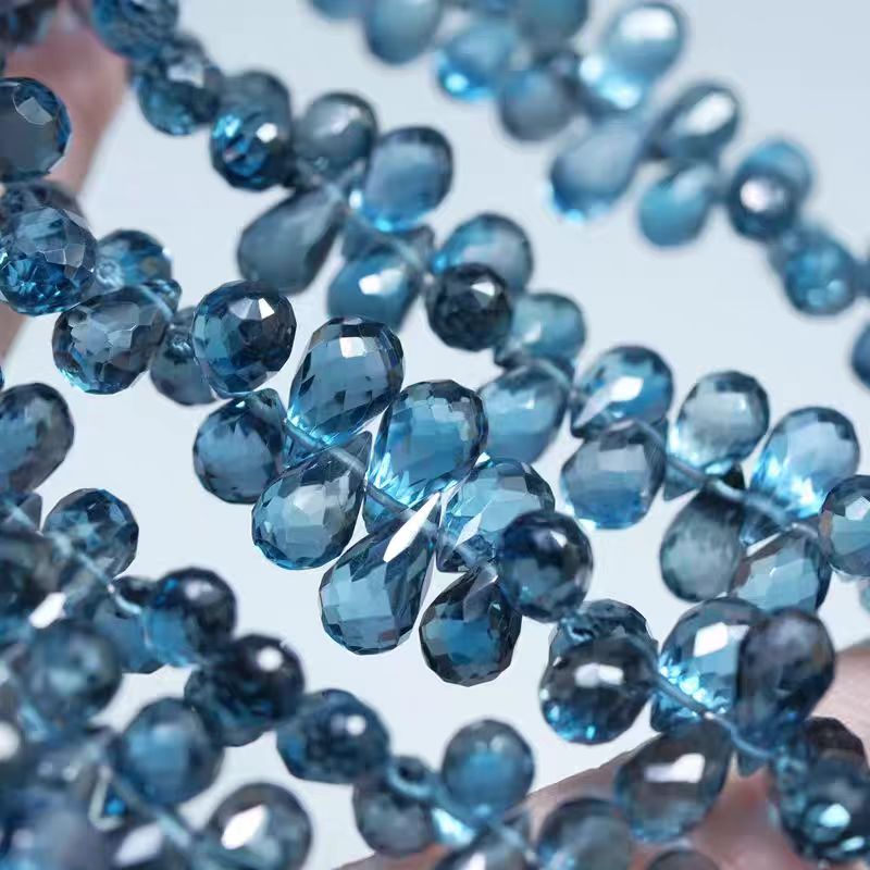 6A London blue Topaz drop face - Jewelry Making In London のレビューと価格