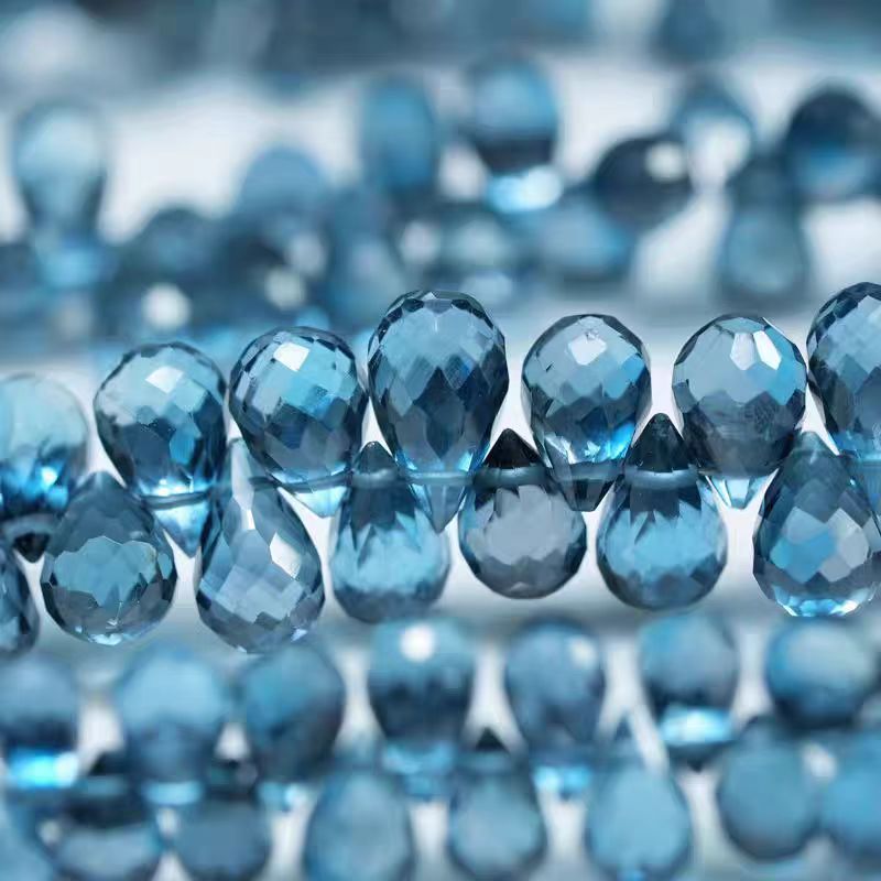 6A London blue Topaz drop face - Jewelry Making In London のレビューと価格