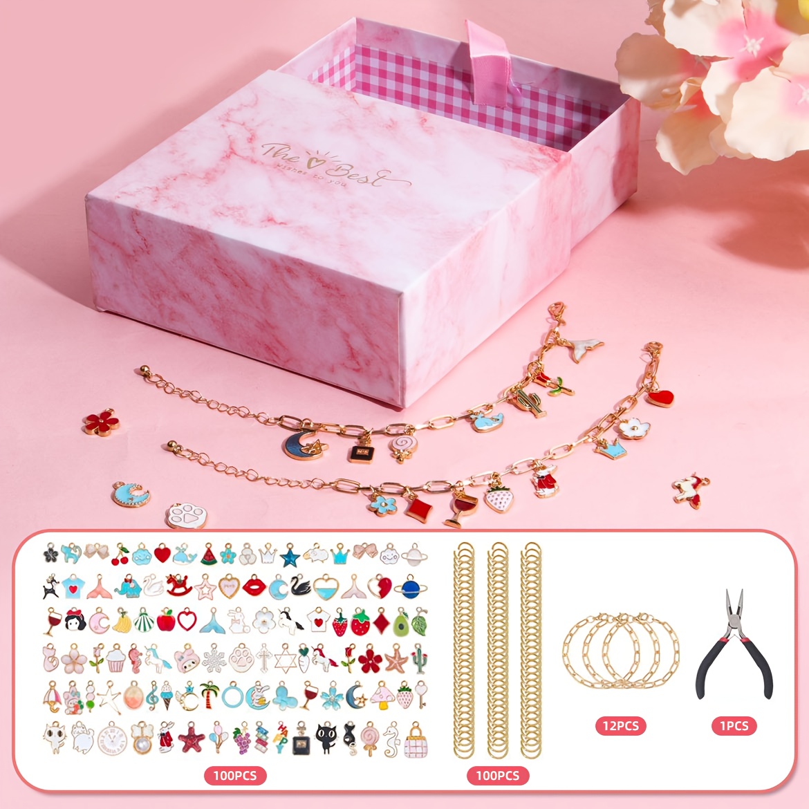 Charm Bracelet Making Kit for  - Jump Ring Assorted のレビューと価格