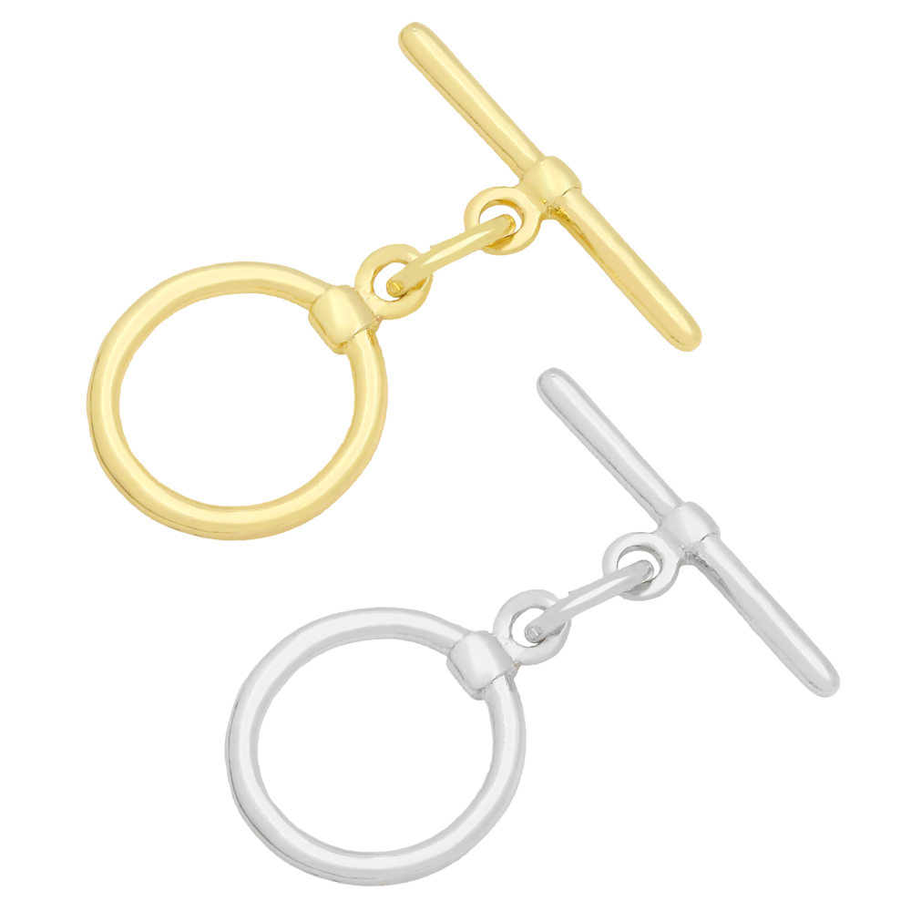 OCESRIO Trendy Toggle Round Cl - Toggle Clasp Gold のレビューと価格