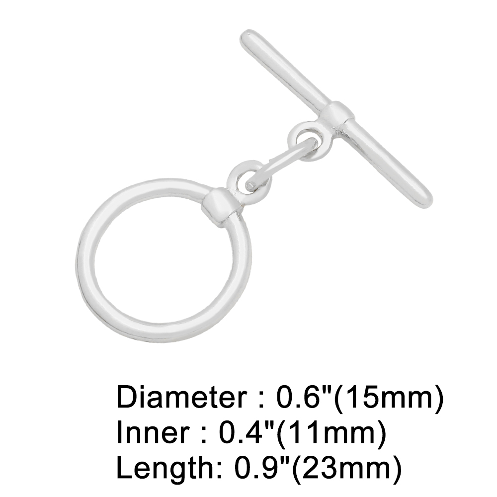 OCESRIO Trendy Toggle Round Cl - Toggle Clasp Gold のレビューと価格