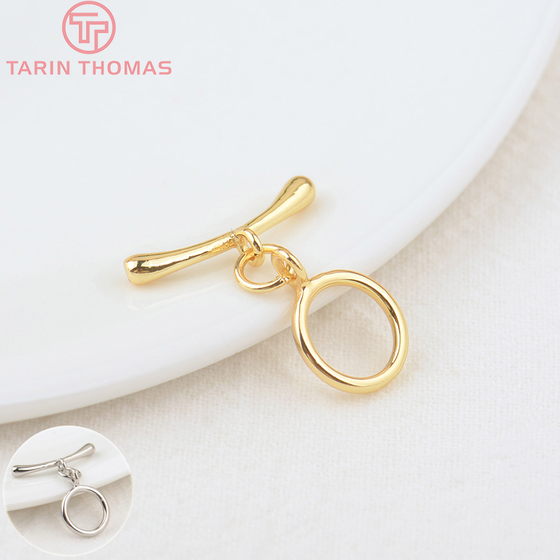 (3278)6 Sets O:10MM T:19MM 24K - Toggle Clasp Gold のレビューと価格