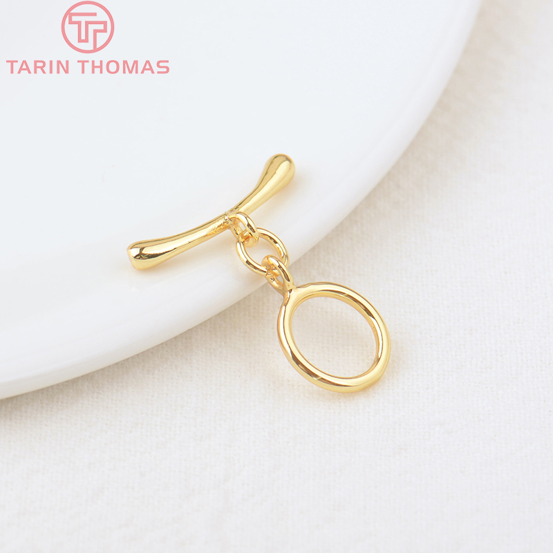 (3278)6 Sets O:10MM T:19MM 24K - Toggle Clasp Gold のレビューと価格