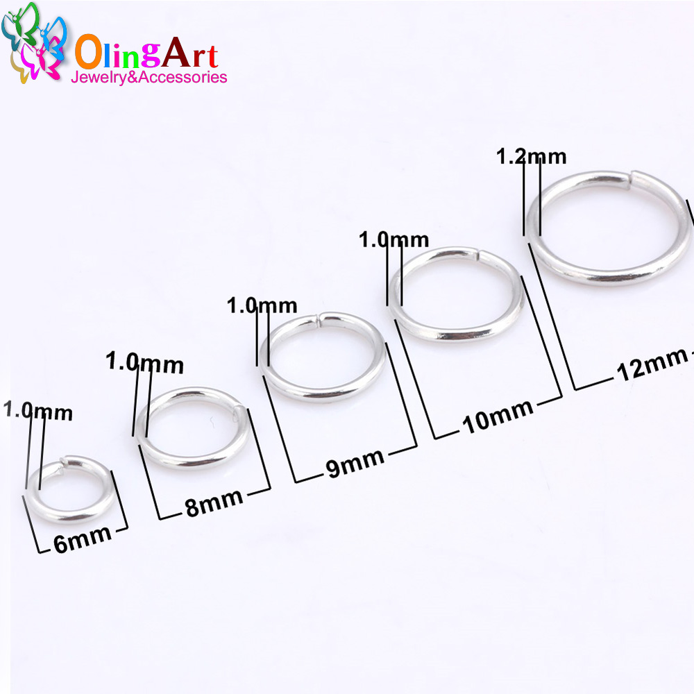 OlingArt Rhodium Plating Jump  - Jump Ring Assorted のレビューと価格