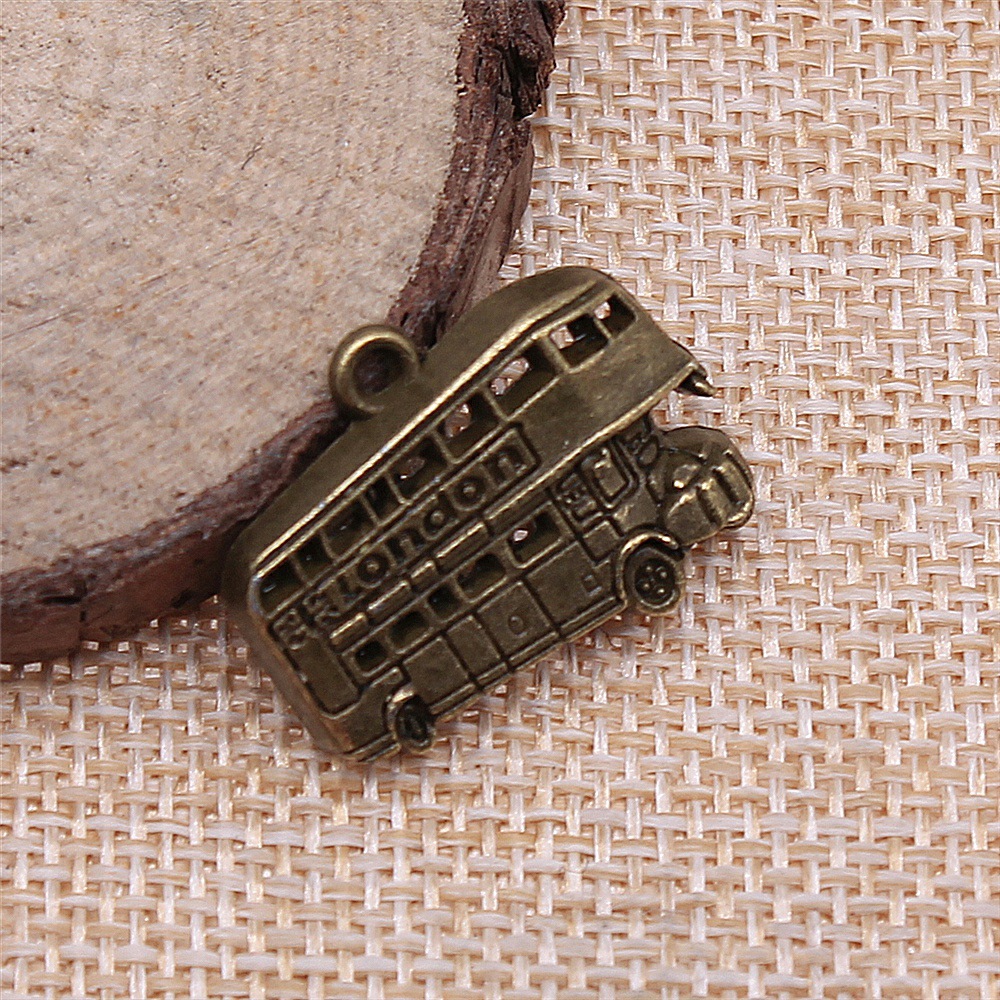 IFOCUS 10pcs/Lot London Bus Ch - Jewelry Making In London のレビューと価格