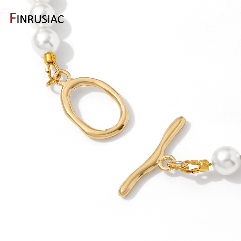 18K Gold Plated Brass Oval/Hea - Toggle Clasp Gold のレビューと価格