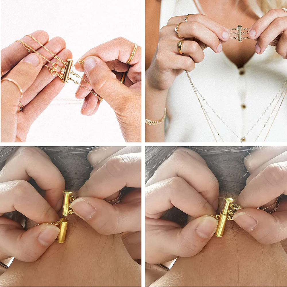 2pcs Multi Strand Necklace Lay - Jewelry Making Class のレビューと価格