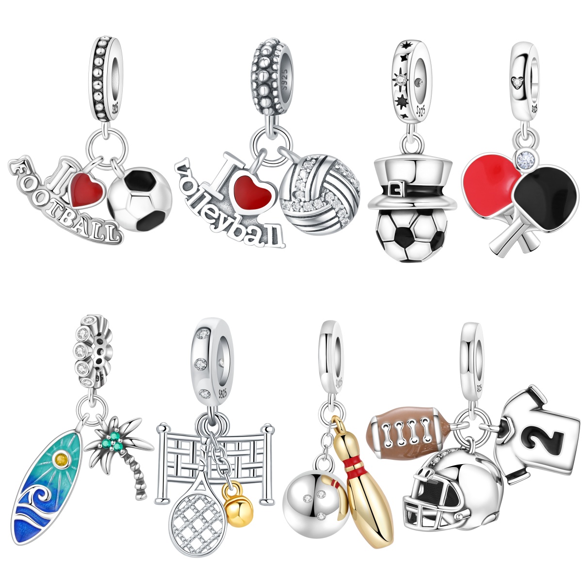 MISEFF S925 Sterling Silver Ch - Jewelry Making Table のレビューと価格
