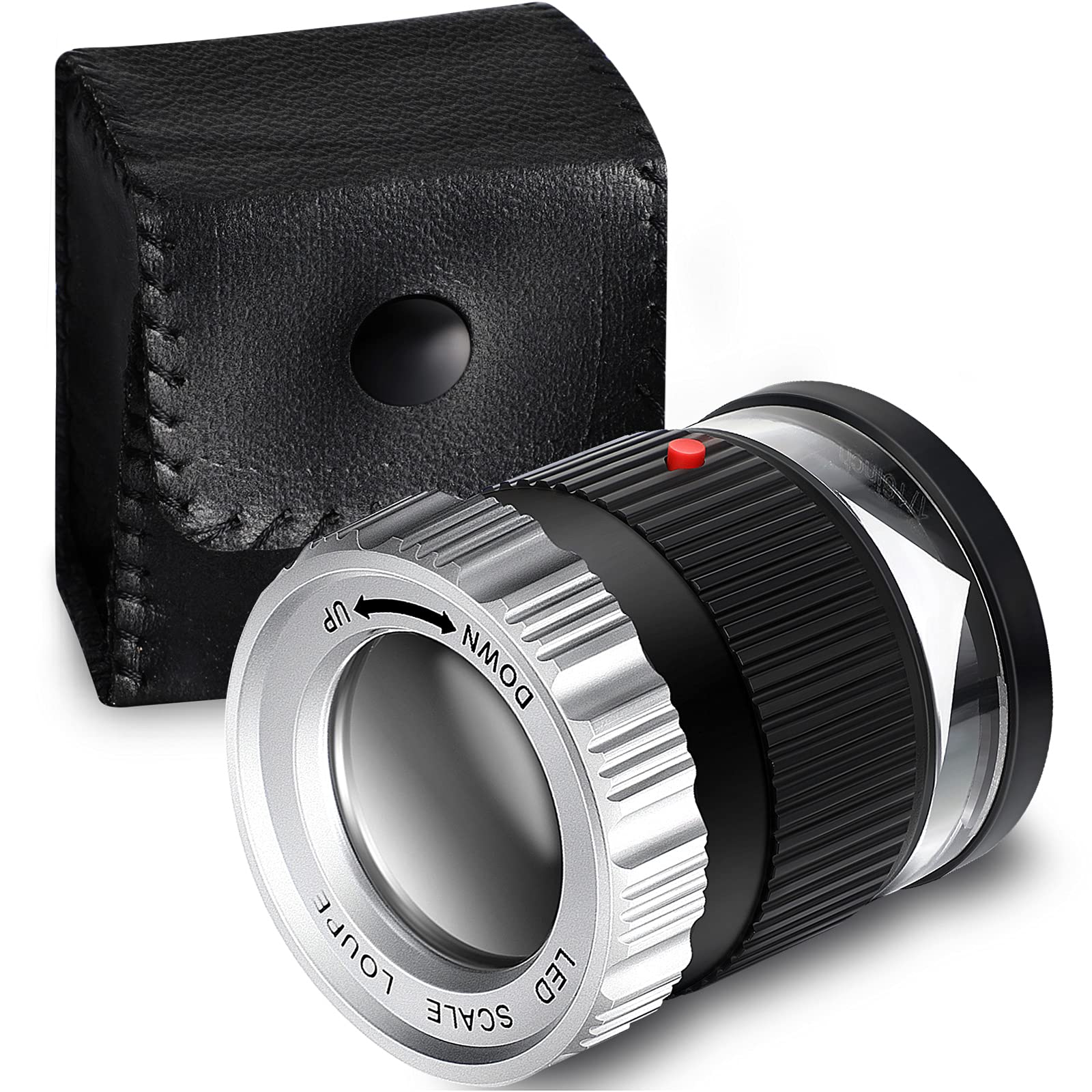 30X Pocket Magnifier with Scal - Jewelry Making Glasses のレビューと価格