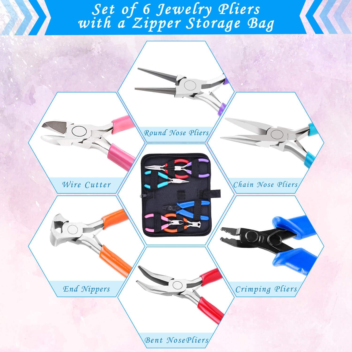 6-Piece Jewelry Making Pliers  - Jewelry Making Needle Nose Pliers のレビューと価格
