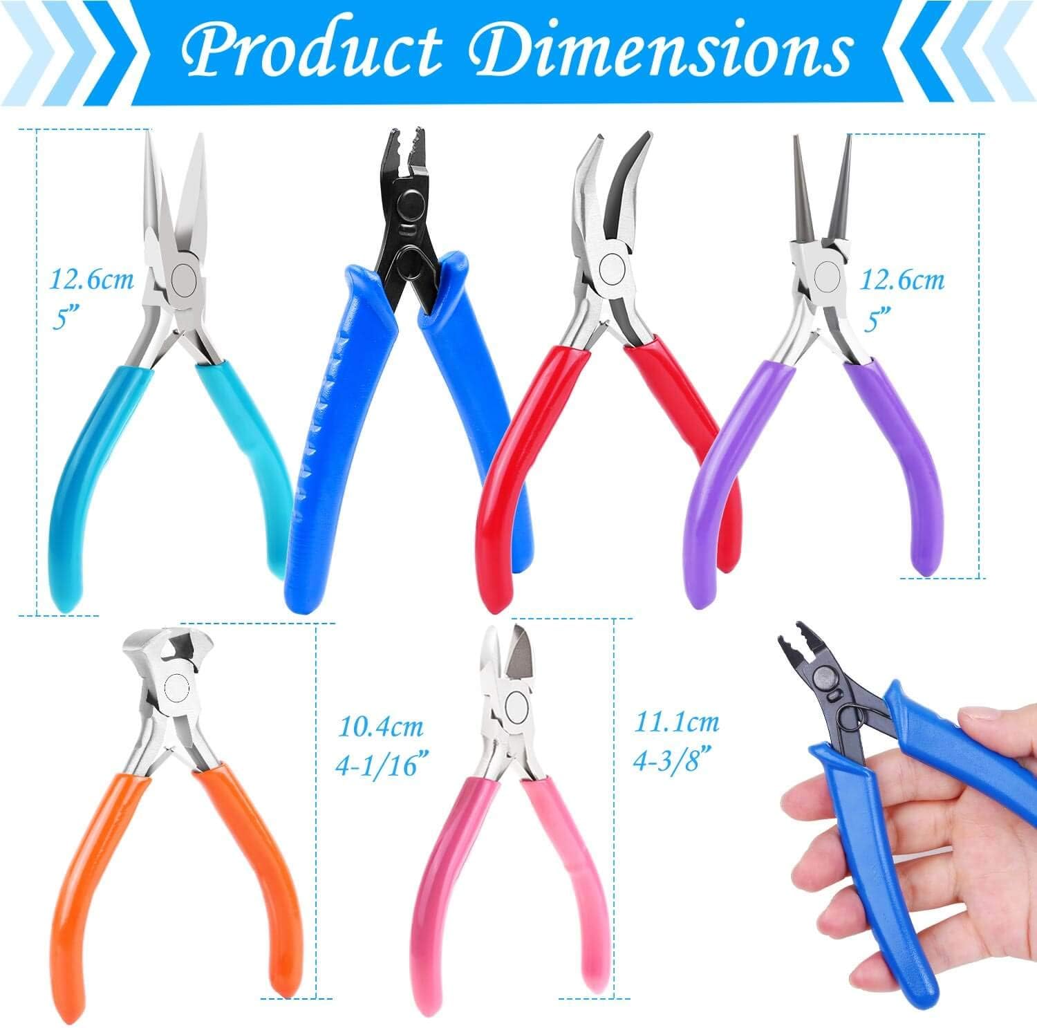 6-Piece Jewelry Making Pliers  - Jewelry Making Needle Nose Pliers のレビューと価格