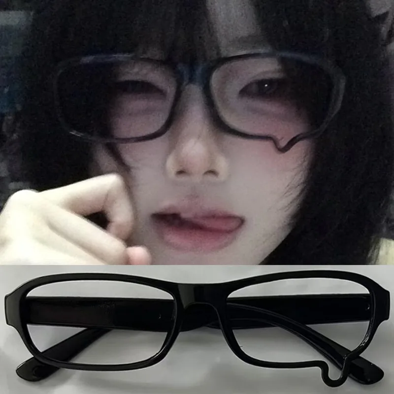 Anime Y2K Cosplay Glasses With - Jewelry Making Glasses のレビューと価格
