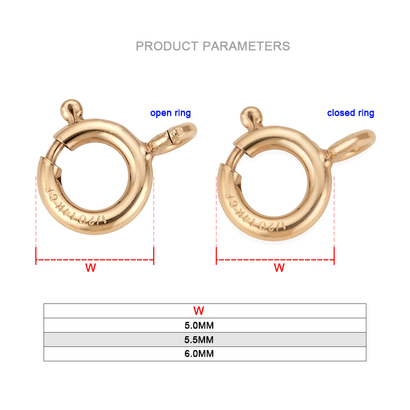 14K Gold Filled Spring Ring Cl - Jewelry Making Class のレビューと価格